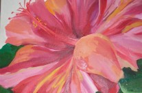 Hawaiian Flower #1 – 10 x 10 – Canvas, Oil