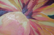 Hawaiian Flower #2 – 10 x 10 – Canvas, Oil