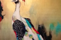Peacock – 48 x 60 – Canvas, Acrylic, Oil