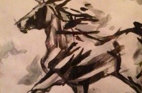Shades of a Horse – 9 X 12 – Watercolor, Paper